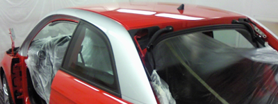 Pintando un lateral superior